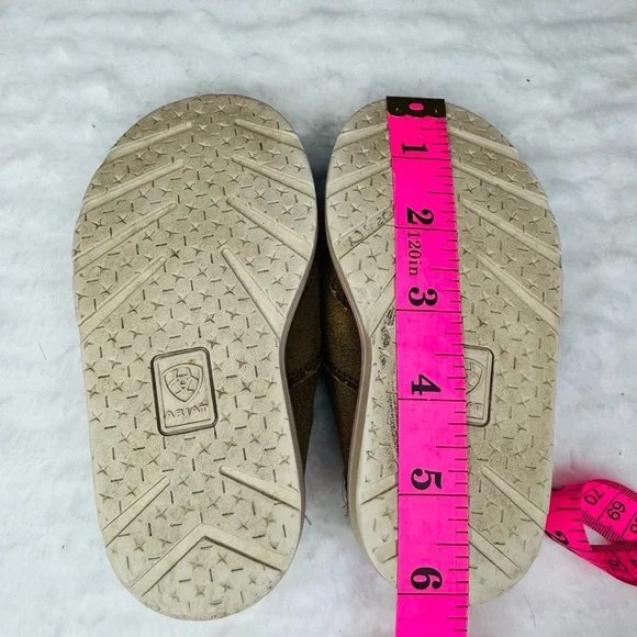 Ariat Brown and Multicolor Kids Slip-On Shoes - Picture 6 of 7